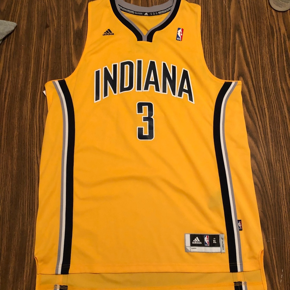 New Indiana Pacers NBA Adidas Jersey Hill #3 XL